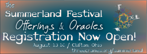 The Summerland Festival: Offerings & Oracles, August 13-16, 2026